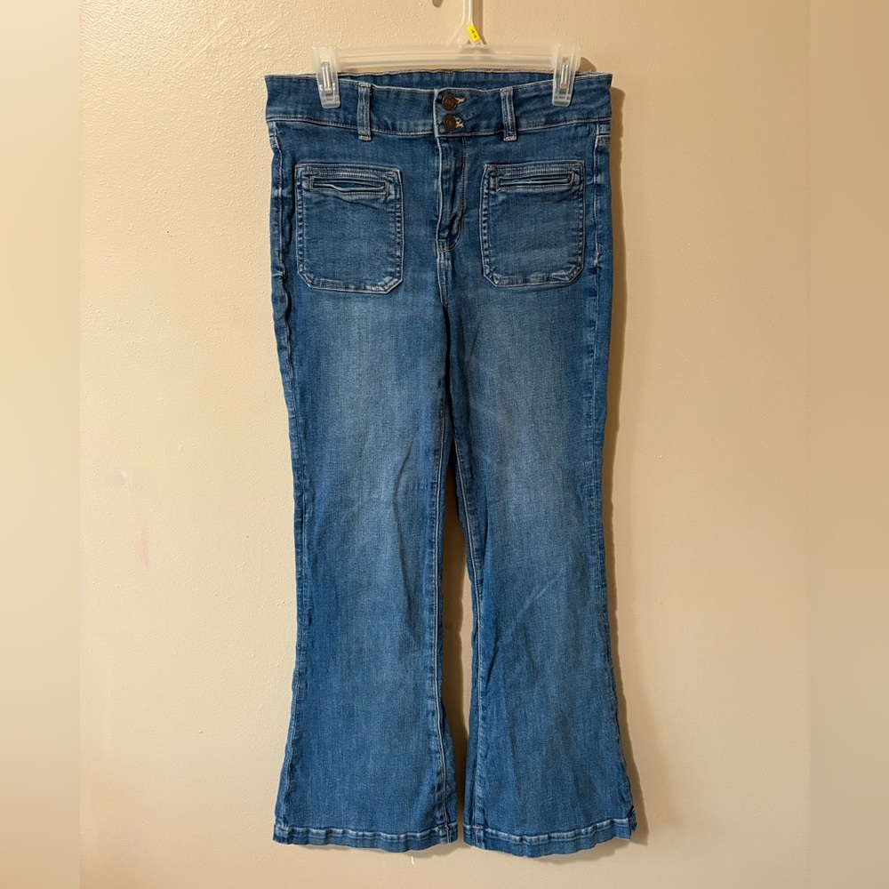American Eagle Super High Rise Flare Women’s size 10 long